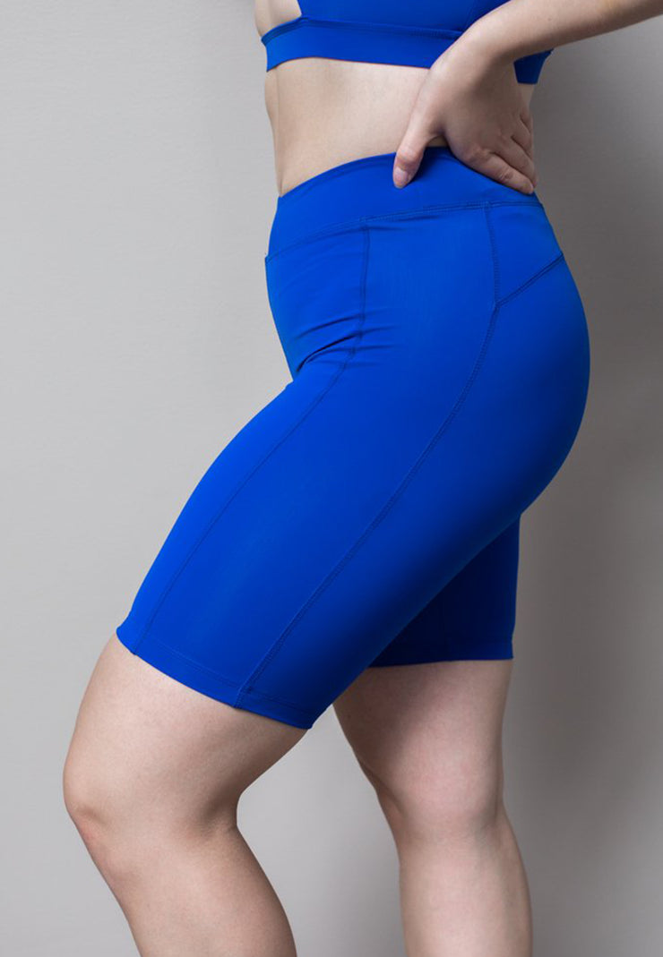 Exma Biker Shorts - Blue -50% OFF