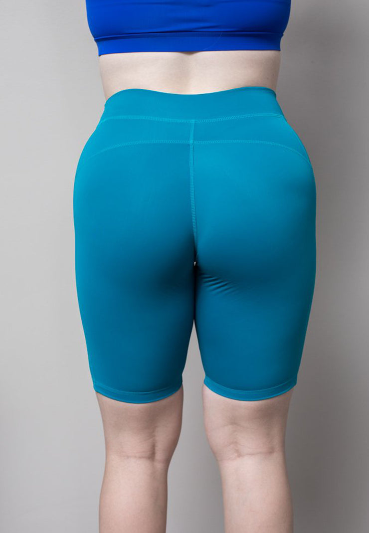 Exma Biker Shorts - Turquoise -50% OFF