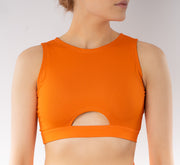 Elsie Bikini Top - Orange 80% OFF