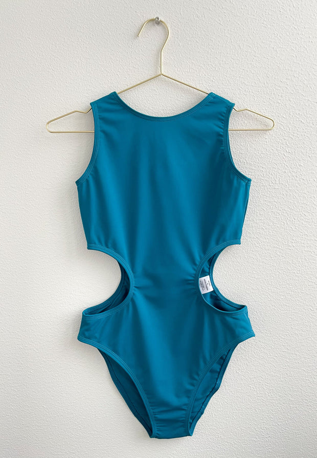 Luna Sporty Swimsuit - Turquoise SAMPLE