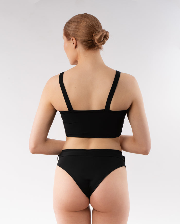 Skye Bikini Bottom with Belt - Black -80% OFF