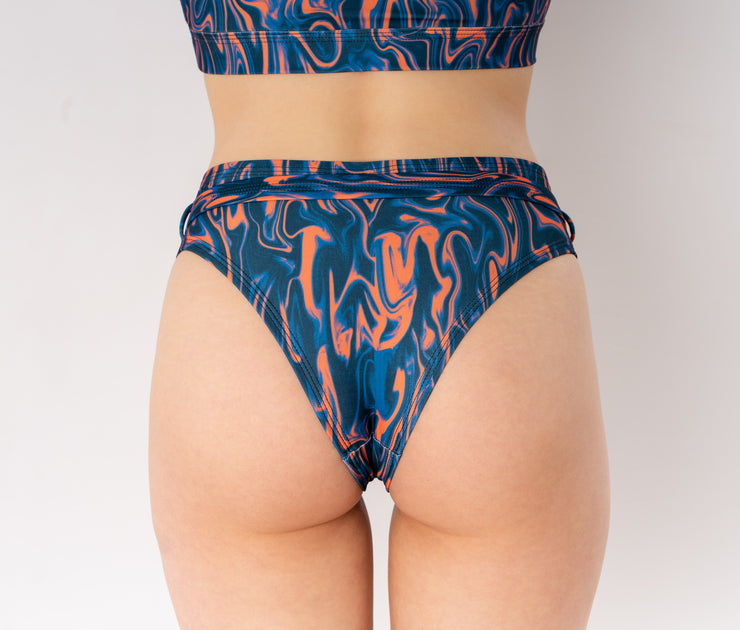 Skye Bikini Bottom with Belt - Print -60% OFF